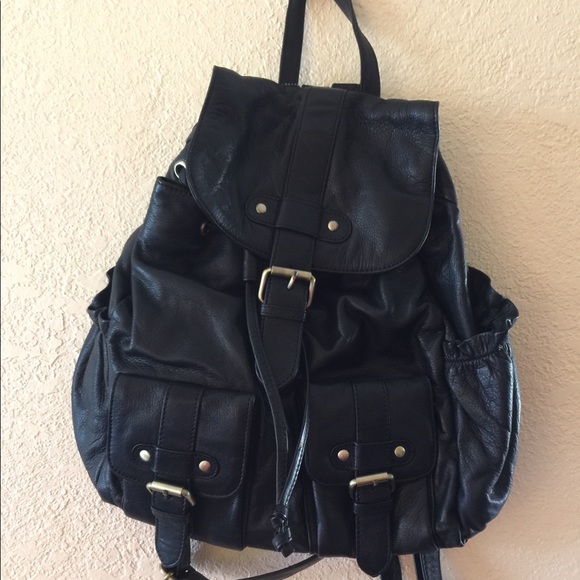 sorpresa leather backpack
